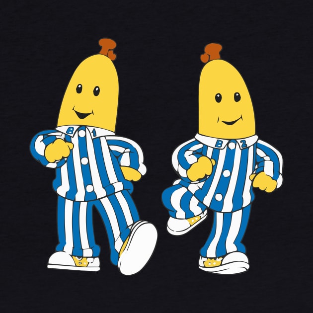 Bananas in Pajamas (Pyjamas for you Aussies) by stickerfule